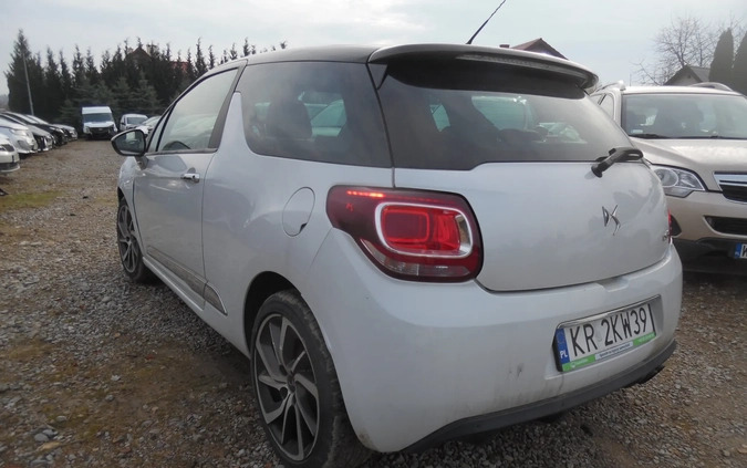 Citroen DS3 cena 10900 przebieg: 114000, rok produkcji 2016 z Nysa małe 154